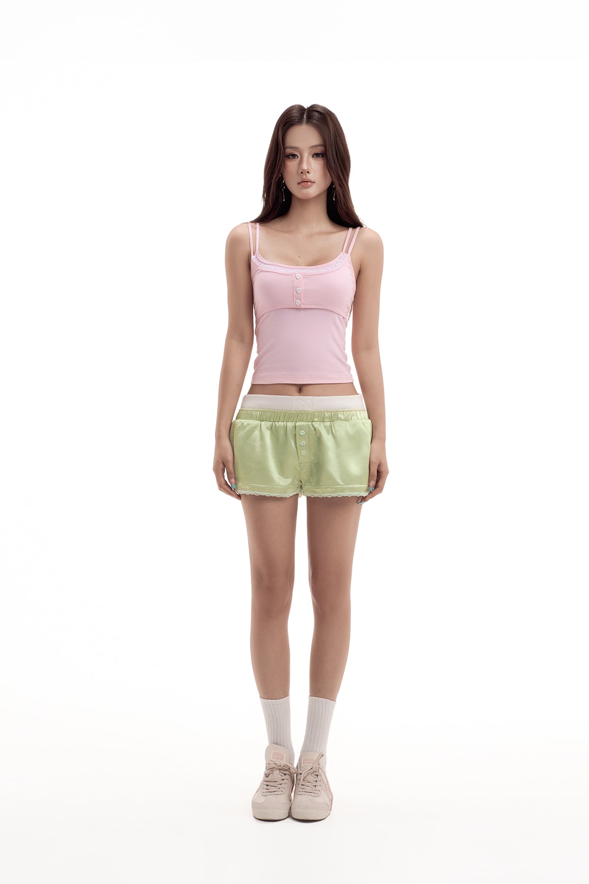 Kelly Top & Mint Shorts