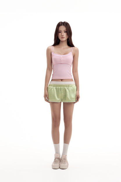 Kelly Top & Mint Shorts