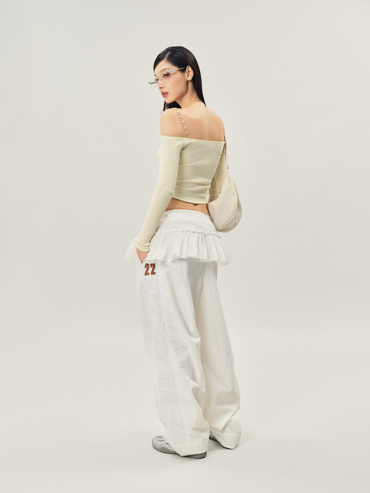 Milky Ruffle Pant